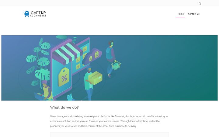 Screenshot of cartupecommerce.co.za
