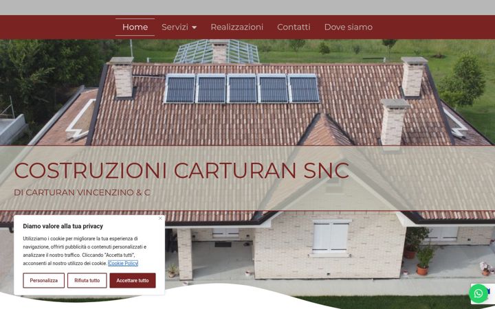 Ekrano kopija carturanvincenzino.it