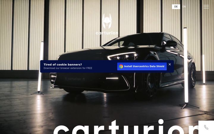 Screenshot of carturion.com