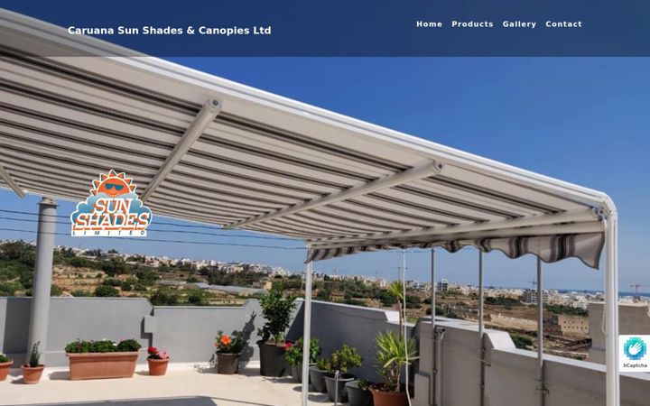 Screenshot of caruanasunshades.com