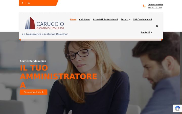 Ekrano kopija caruccioamministrazioni.it