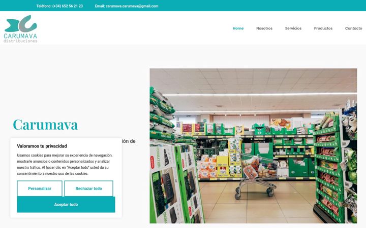 Screenshot of carumava.com