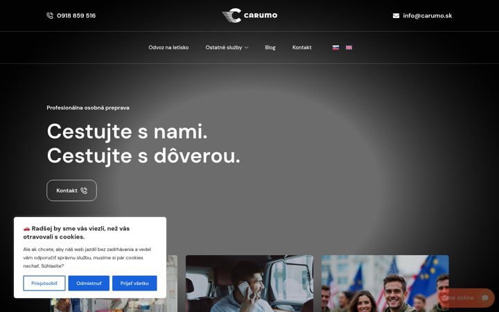 Screenshot of carumo.sk