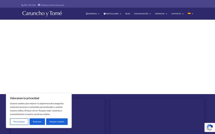 Screenshot of caruncho-tome.com
