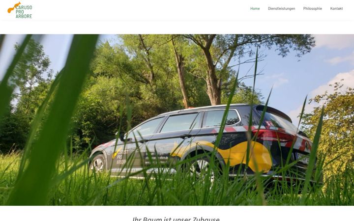 Screenshot of caruso-pro-arbore.de