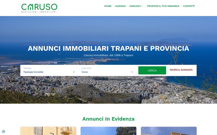 Screenshot of carusoimmobiliare.it