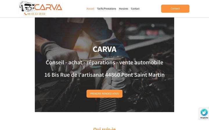 Screenshot of carva.fr