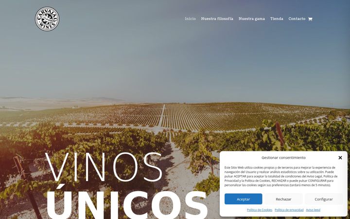 Ekrānuzņēmums no carvajalwines.es