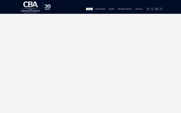 Screenshot of carvalhodebritto.adv.br