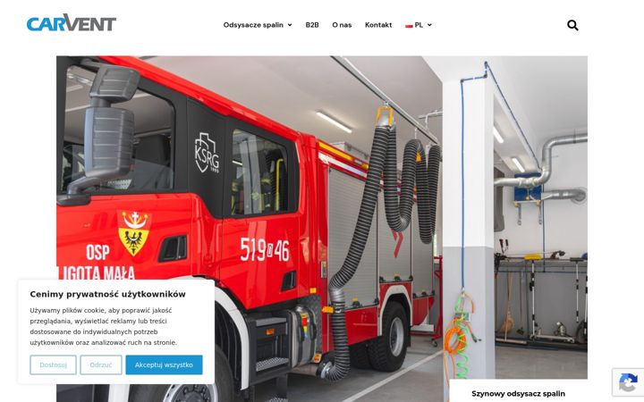 Screenshot of carvent.pl