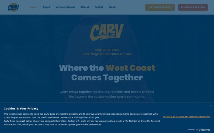 Screenshot of carvexpo.com