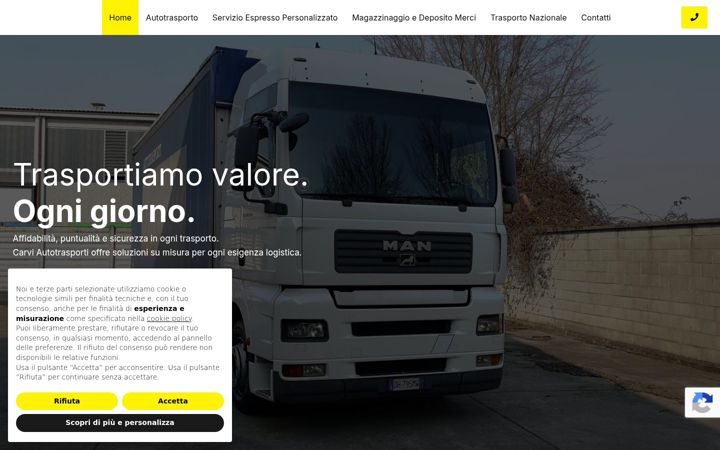 Screenshot of carviautotrasporti.it