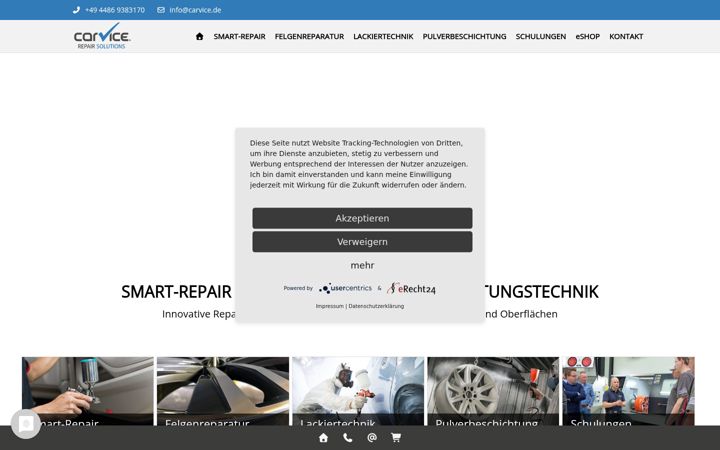 Screenshot of carvice.de