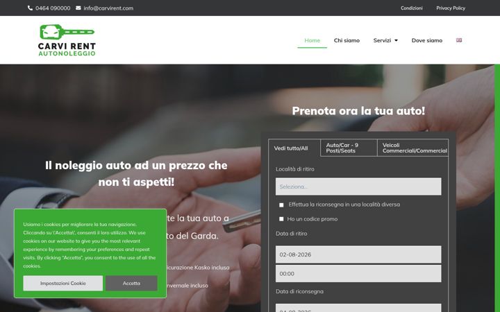 Screenshot of carvirent.com