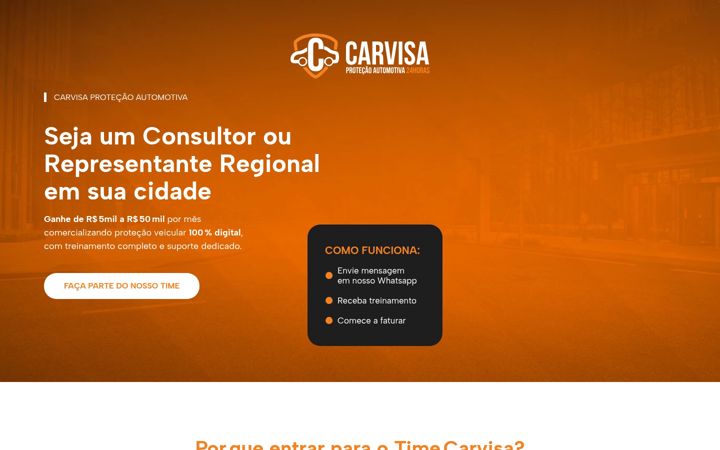 Screenshot of carvisaexpansao.com.br