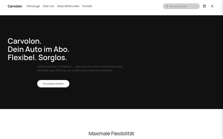 Screenshot of carvolon.com