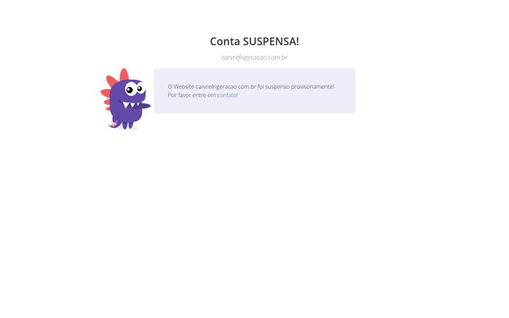 Screenshot of carvrefrigeracao.com.br