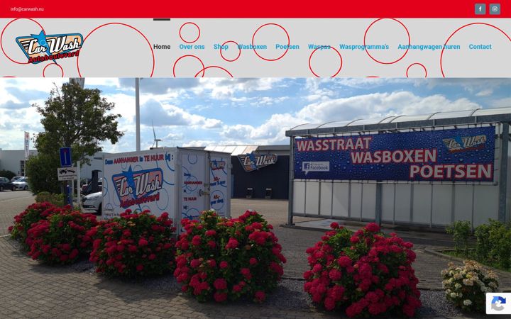 Zrzut ekranu carwash-alphen.nl