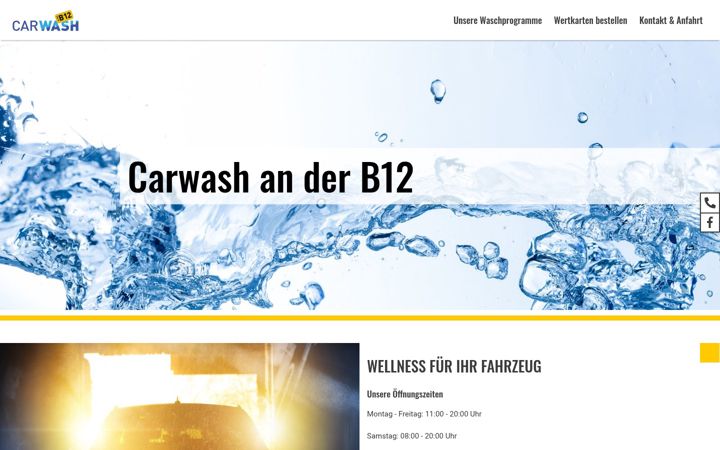 Screenshot of carwash-b12.de