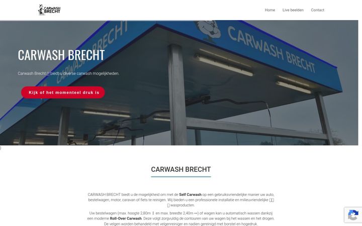 Screenshot of carwash-brecht.be