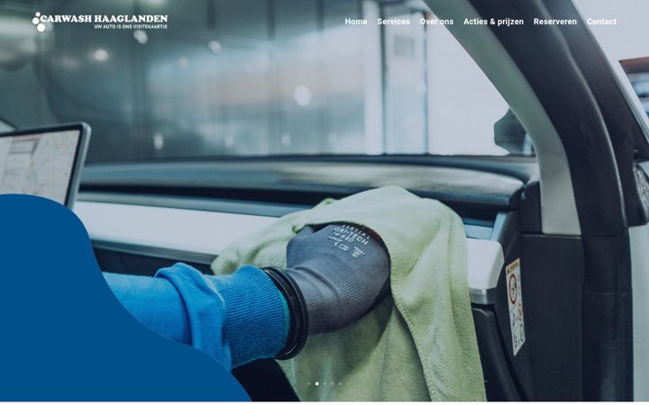 Screenshot of carwash-haaglanden.nl