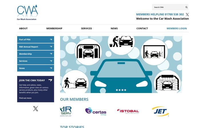 Screenshot of carwashassociation.co.uk