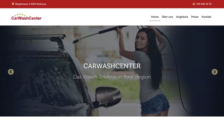 Screenshot of carwashcenter.ch