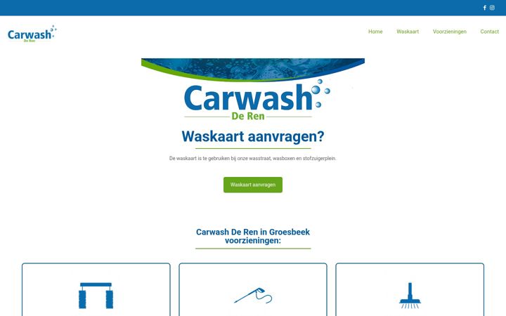 Zrzut ekranu carwashderen.nl
