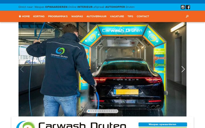Screenshot of carwashdruten.nl