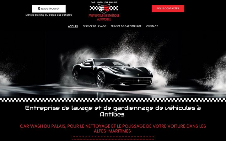 Screenshot of carwashdupalais.fr