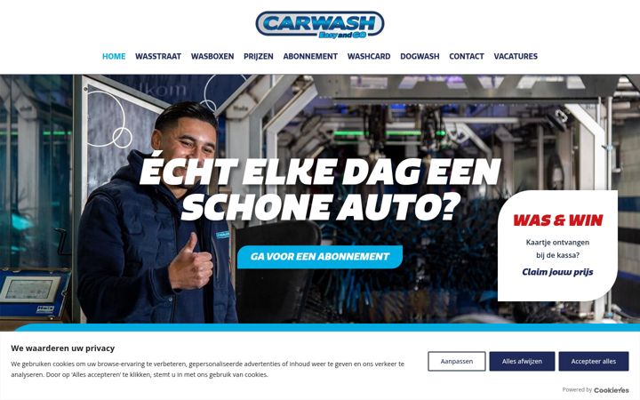 Screenshot of carwasheasyandgo.nl
