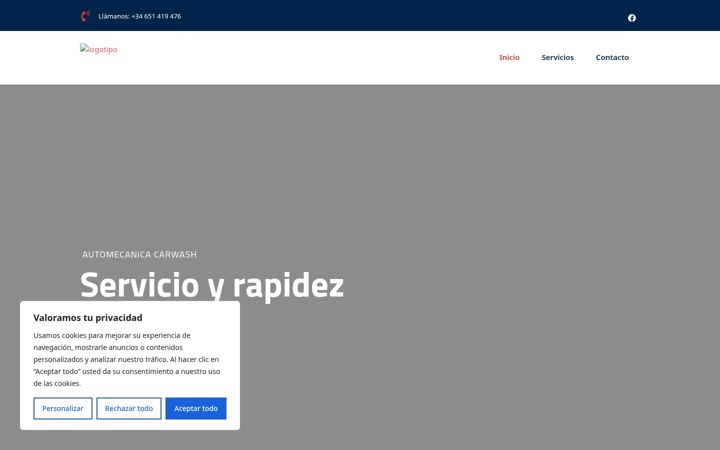 Screenshot of carwashexprex.es