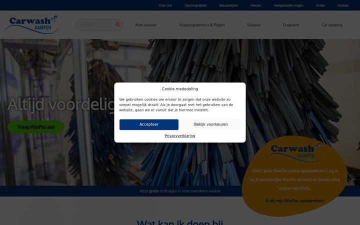 Zrzut ekranu carwashkampen.nl