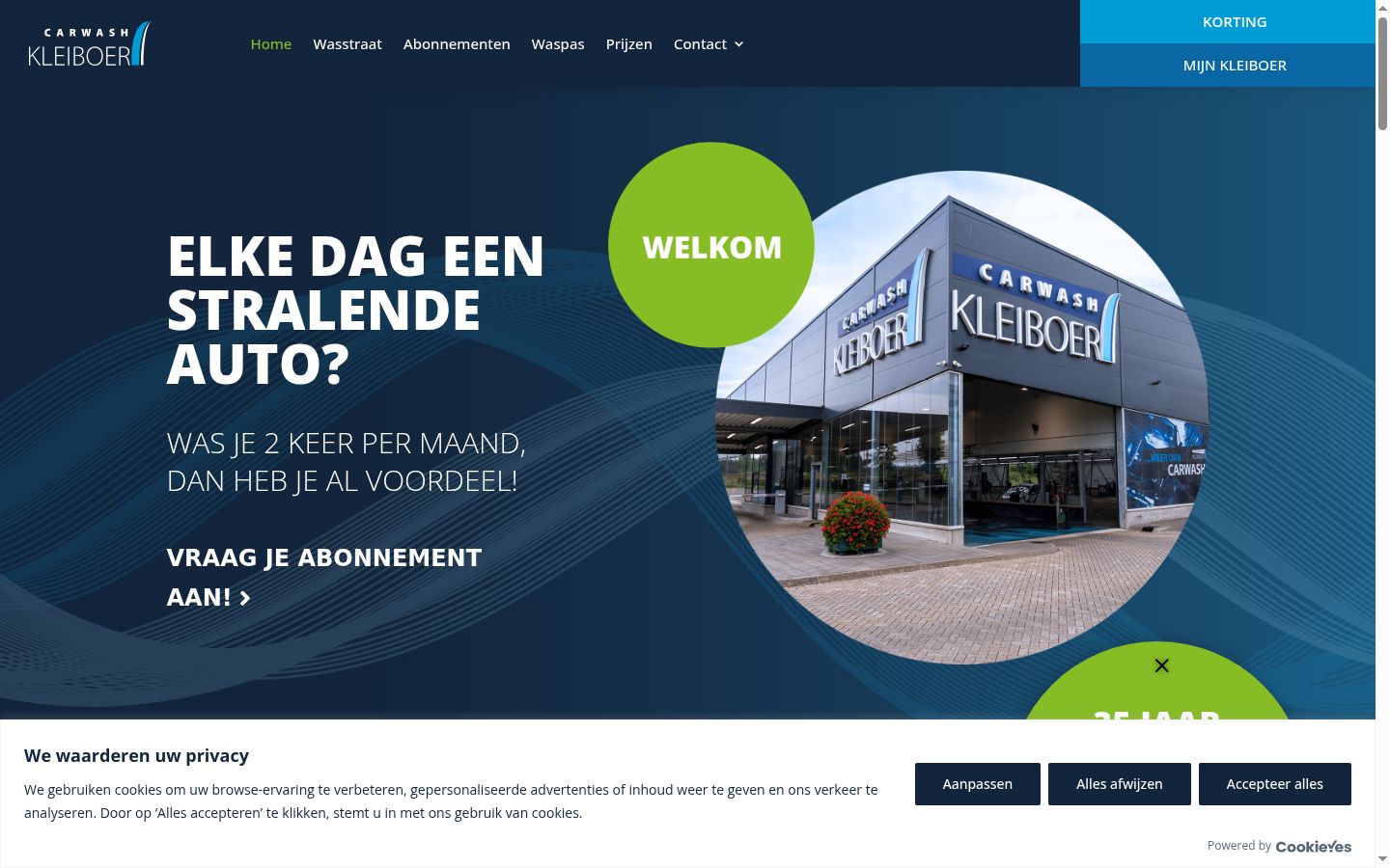 Captură de ecran a bannerului de consimțământ afișat înainte de orice interacțiune