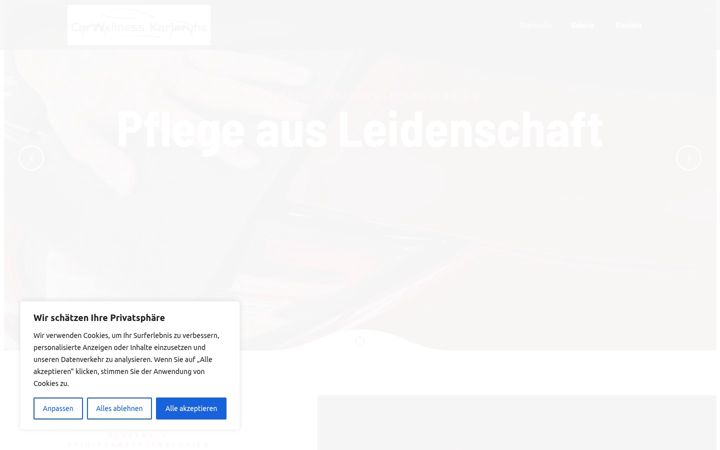 Screenshot of carwellness-karlsruhe.de