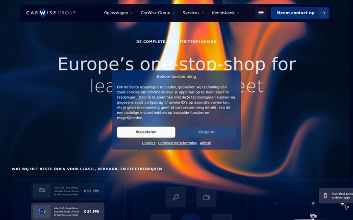 Screenshot of carwisegroup.com