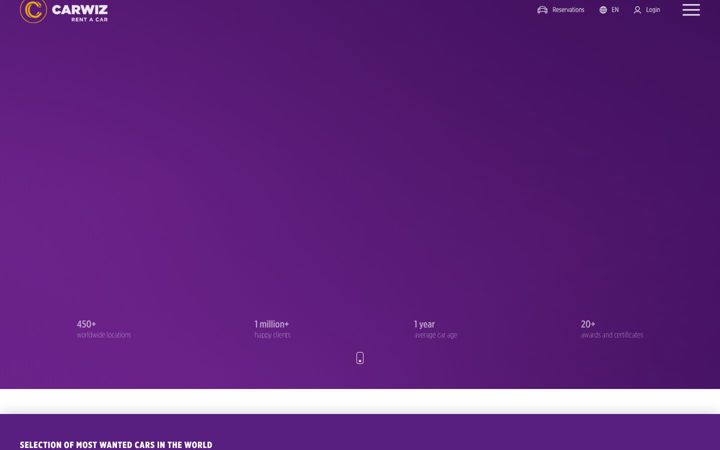 Screenshot of carwiz.rent