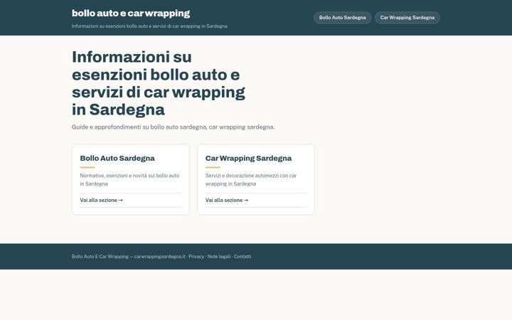Ekrano kopija carwrappingsardegna.it