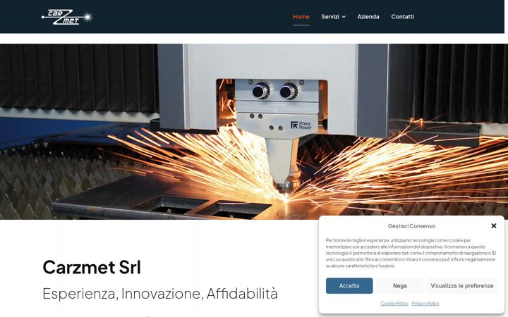 Screenshot of carzmet.it