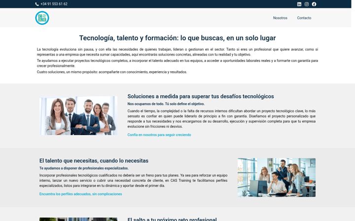 Screenshot of cas-itconsulting.com
