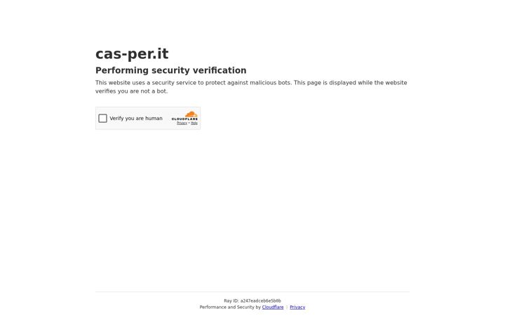Screenshot of cas-per.it