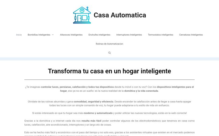Screenshot of casa-automatica.com