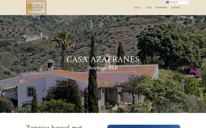 Screenshot of casa-azafranes.com