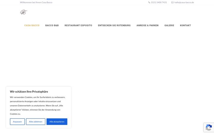 Screenshot di casa-bacco.de