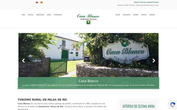 Screenshot of casa-blanco.com