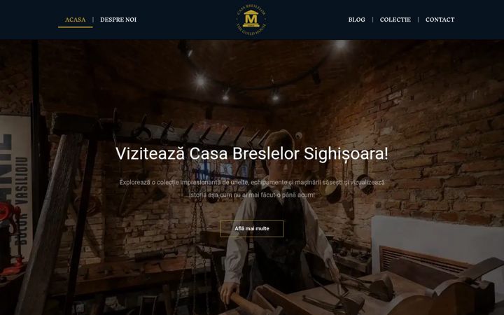 Екранна снимка на casa-breslelor.ro