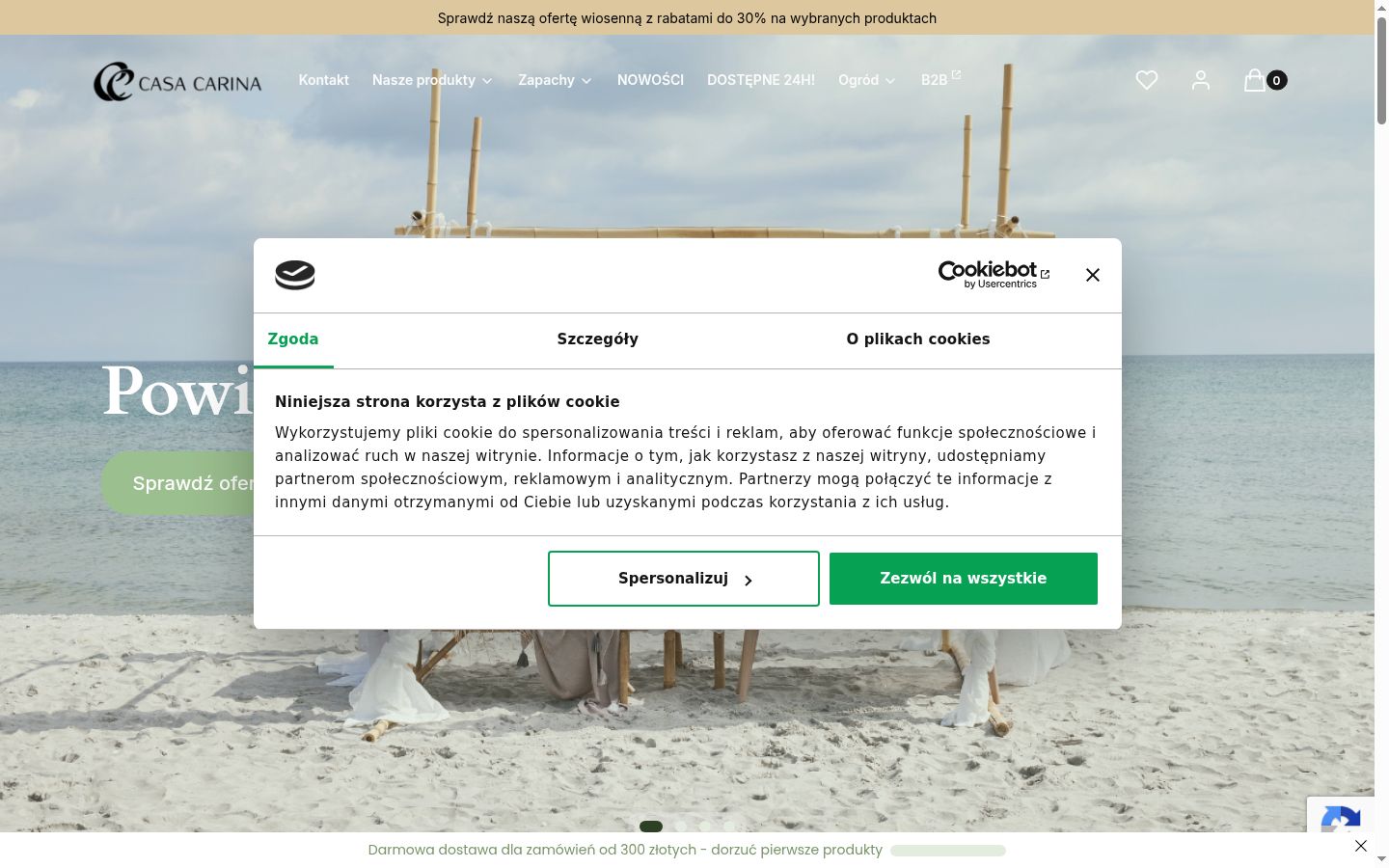 Screenshot tal-banner tal-kunsens muri qabel kwalunkwe interazzjoni