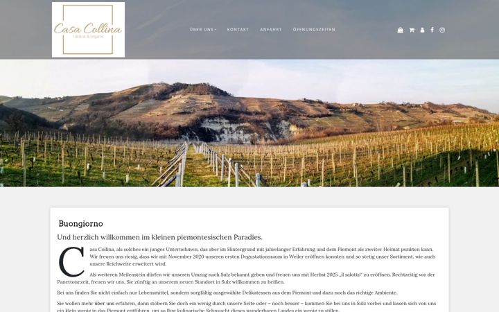 Screenshot of casa-collina.at