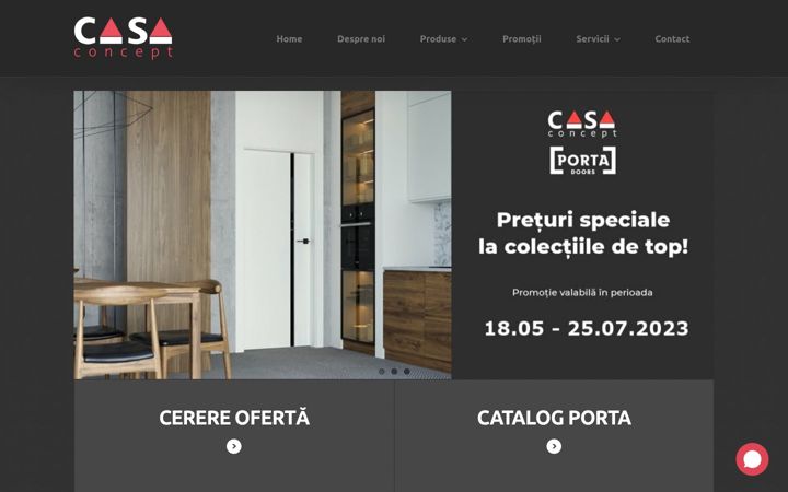 Екранна снимка на casa-concept.ro