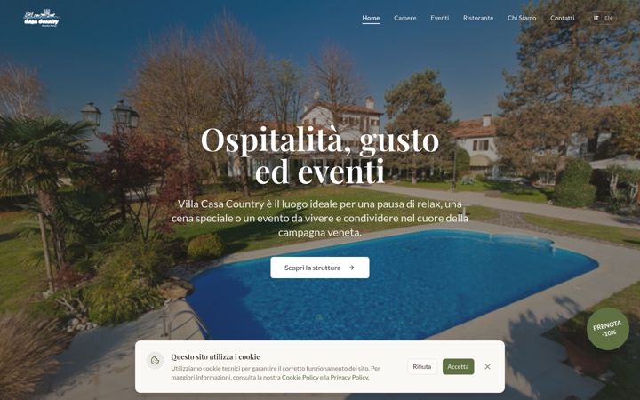 Screenshot of casa-country.it